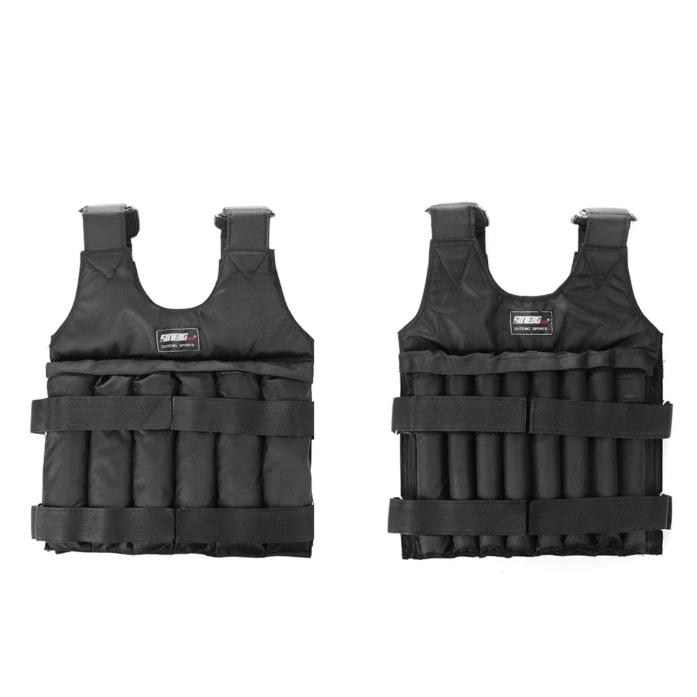 Gilet de Musculation Lesté Réglable (1kg à 50kg)
